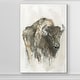 preview thumbnail 4 of 8, American Buffalo I -Premium Gallery Wrapped Canvas