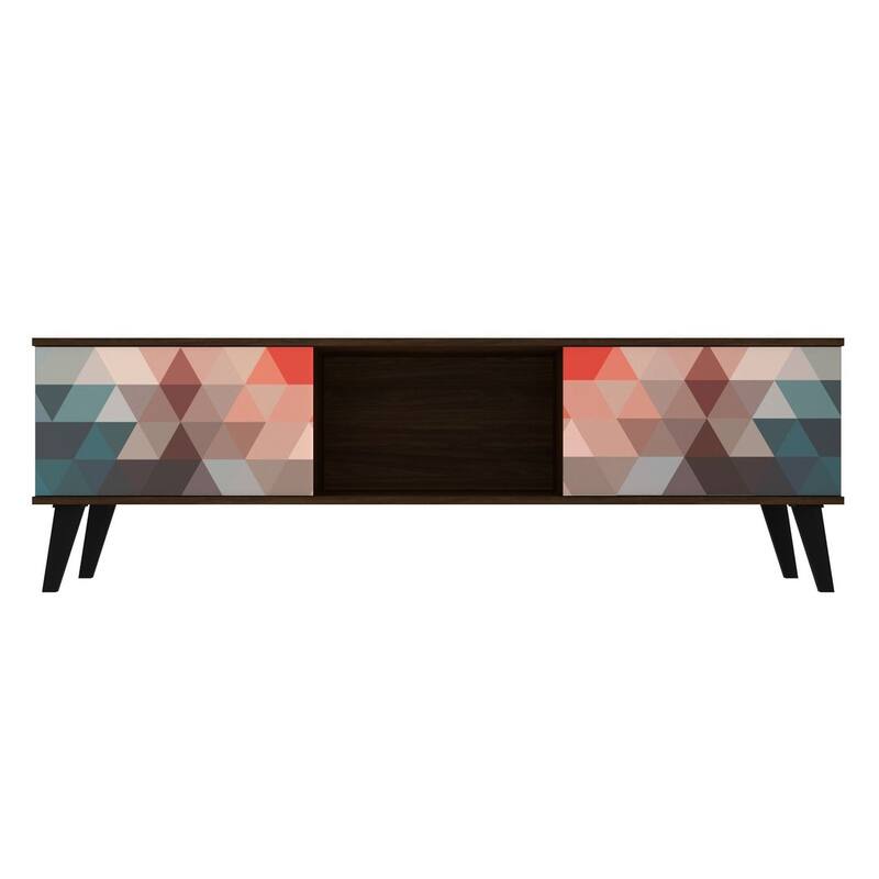 Manhattan Comfort Takajarvi Mid Century Modern Media Cabinet