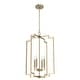 preview thumbnail 2 of 4, Hunter Zoanne 4-Light Modern Pendant Hanging Light - Island, Entry, Dining - Geometric, Contemporary, Candle, Transitional