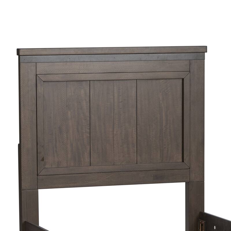 Liberty Furniture Thornwood Hills Youth Panel Bedroom Set with Bed, Dresser, Mirror - Full or Twin