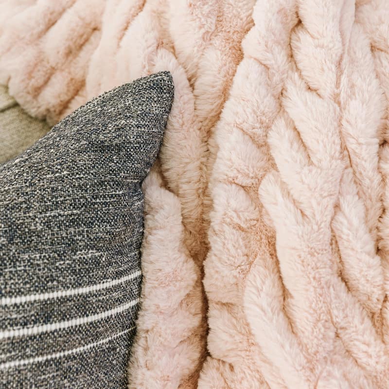 Minky Designs Luxuriously Soft Chic Minky Faux Fur Blankets