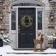 preview thumbnail 6 of 7, Glitzhome 36"H Chunky Wood Reindeer Porch Decor