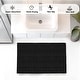 preview thumbnail 57 of 110, Deconovo Non Slip Chenille Striped Bath Mat Soft Durable