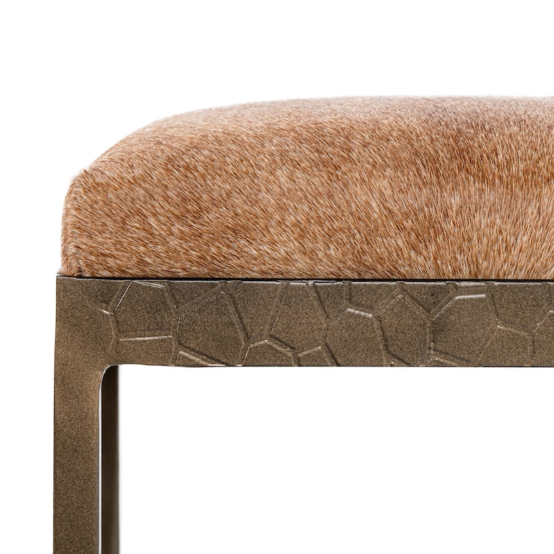 Classic Home Bose Leather Counter Stool