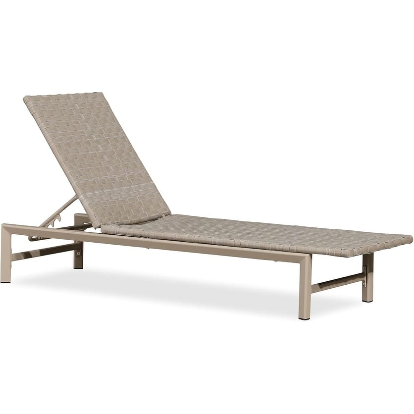 PURPLE LEAF Patio Chaise Lounge Rattan Chair Outdoor Pool Adjustable Recliner Wicker Lounger