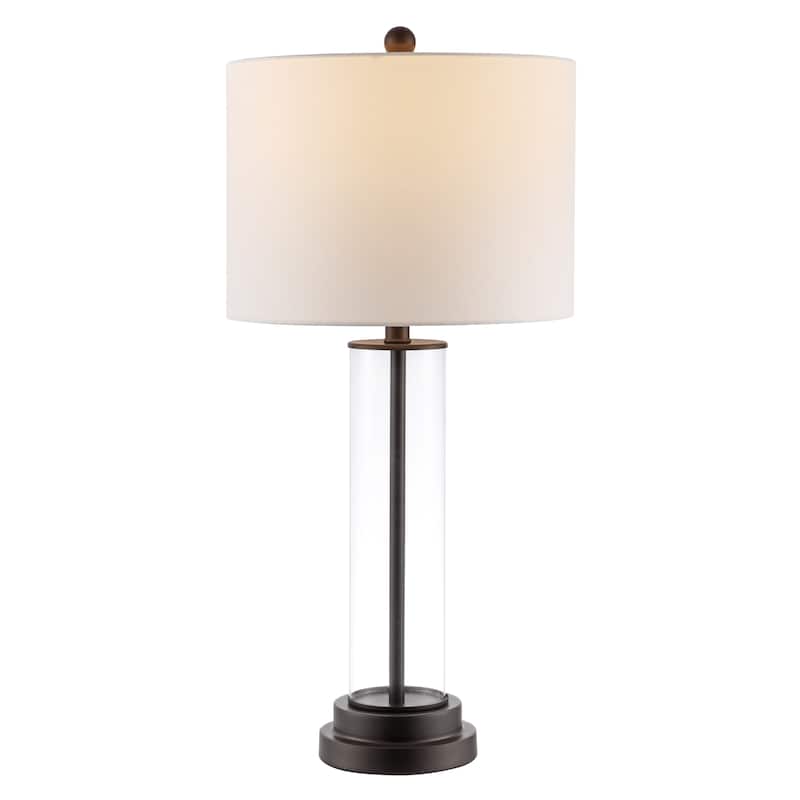 SAFAVIEH Lighting Onica 26-inch Glass Table Lamp - 14" x 14" x 26" - 14Wx14Dx29H