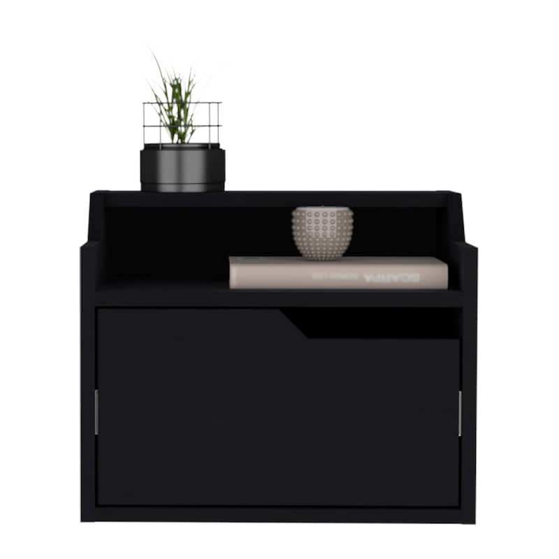 Floating Nightstand Chester for Living Room ,Apartment, Bedroom, Light Gray