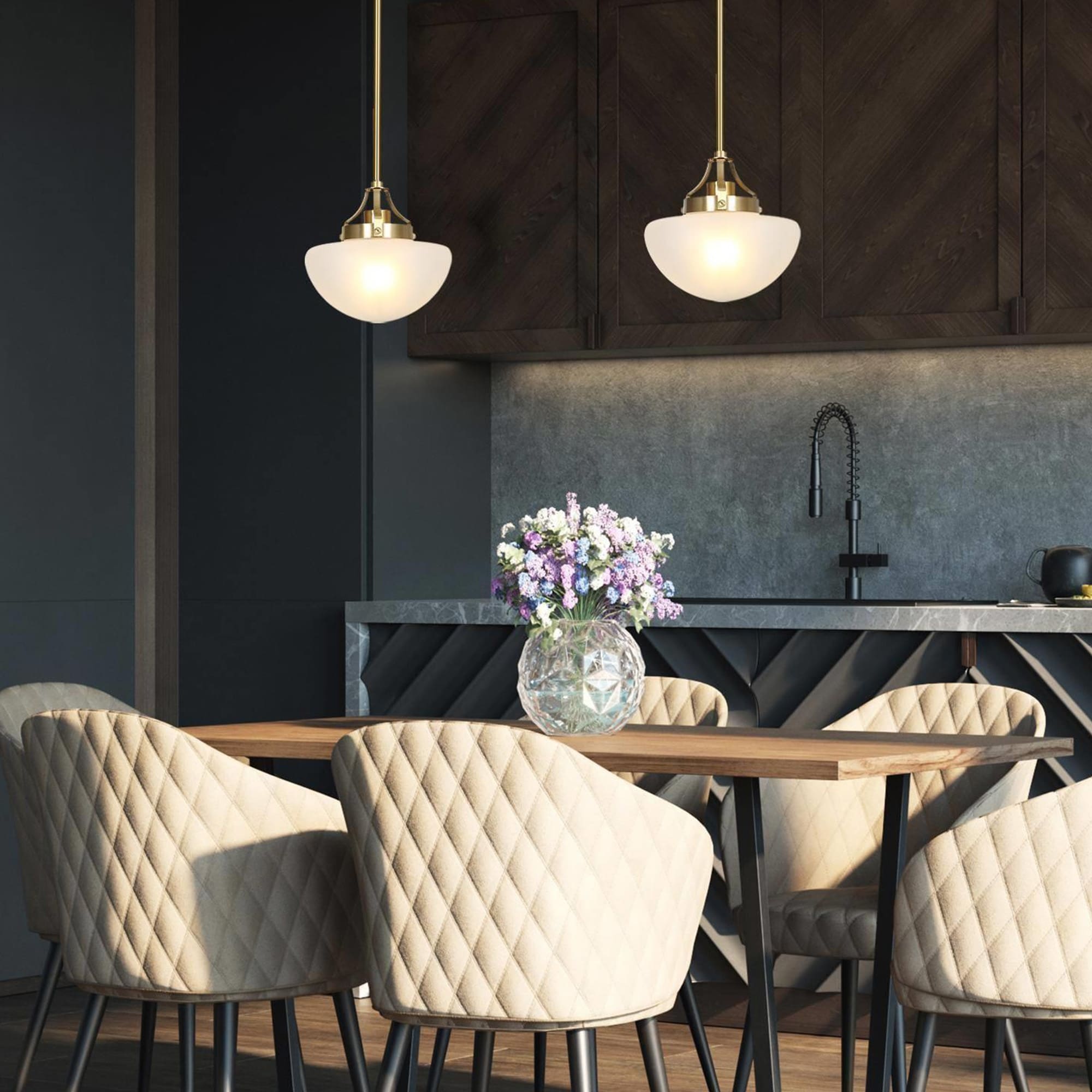 Rustic globe pendant light 2025