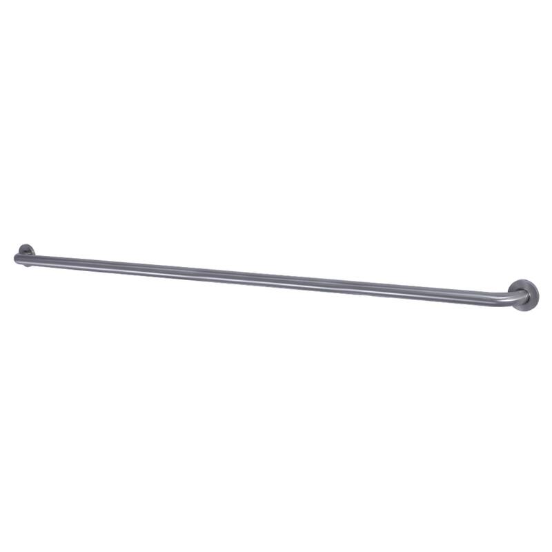 Kingston Brass Silver Sage 36-Inch X 1-1/4-Inch OD ADA Grab Bar - Brushed Nickel