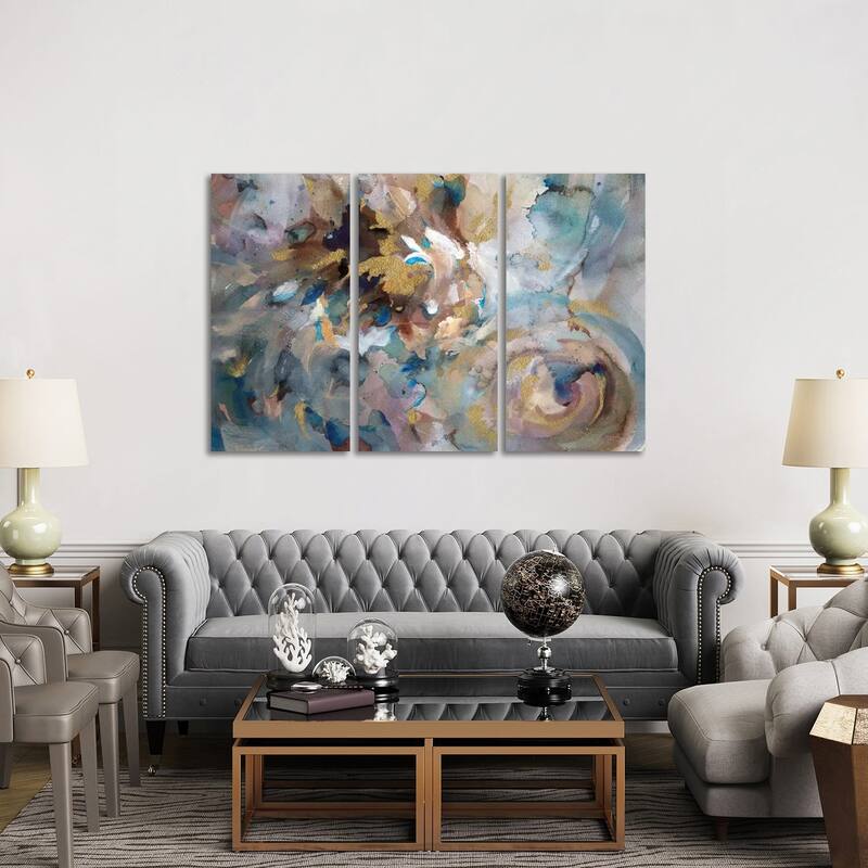 iCanvas "Gale" by Danhui Nai 3-Piece Canvas Wall Art Set - 40x60x1.5