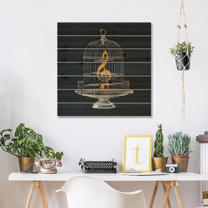 Set Me Free Print On Wood by Tobias Fonseca - Multi-Color