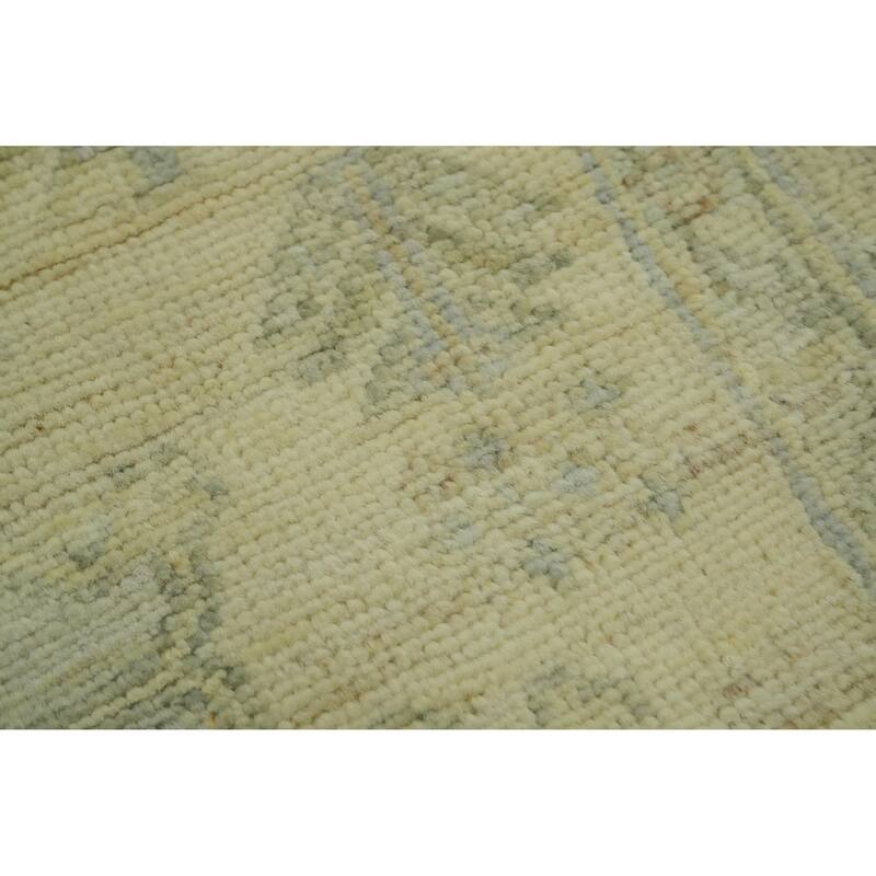 Earth Tone Wool Vegetable Dye Turkish Rug, Geometric Carpet - 5' 11'' X 2' 9''