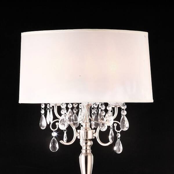 Furniture of America Kyla Contemporary Silver 62-inch Floor Lamp - Overstock - 17435081