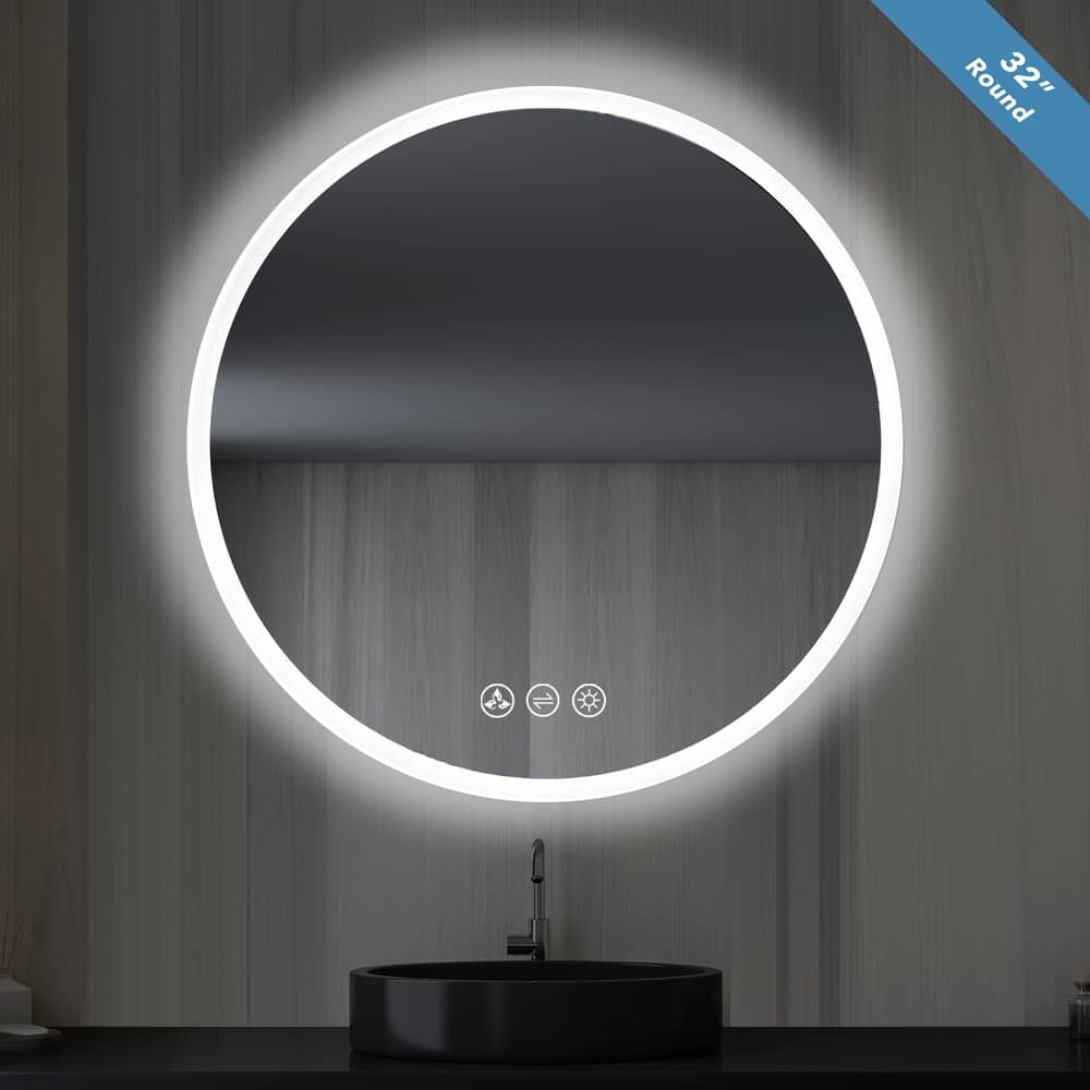Blossom LED Lighted Bathroom Makeup Mirror, Wall Mounted, Anti-Fog