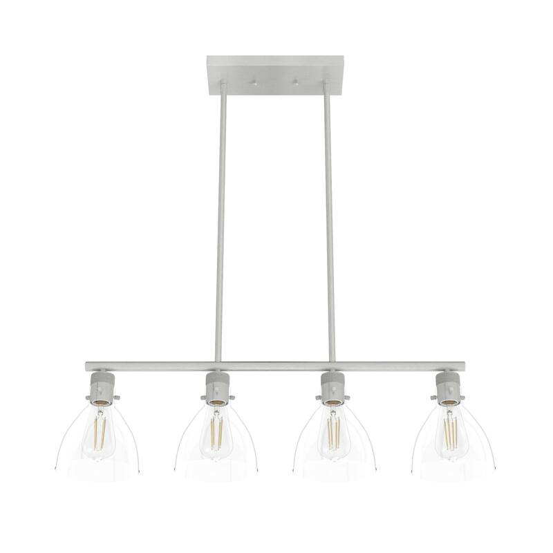 Hunter Van Nuys Linear Chandelier - Kitchen Island, Dining Room - Industrial, Modern Farmhouse, Transitional