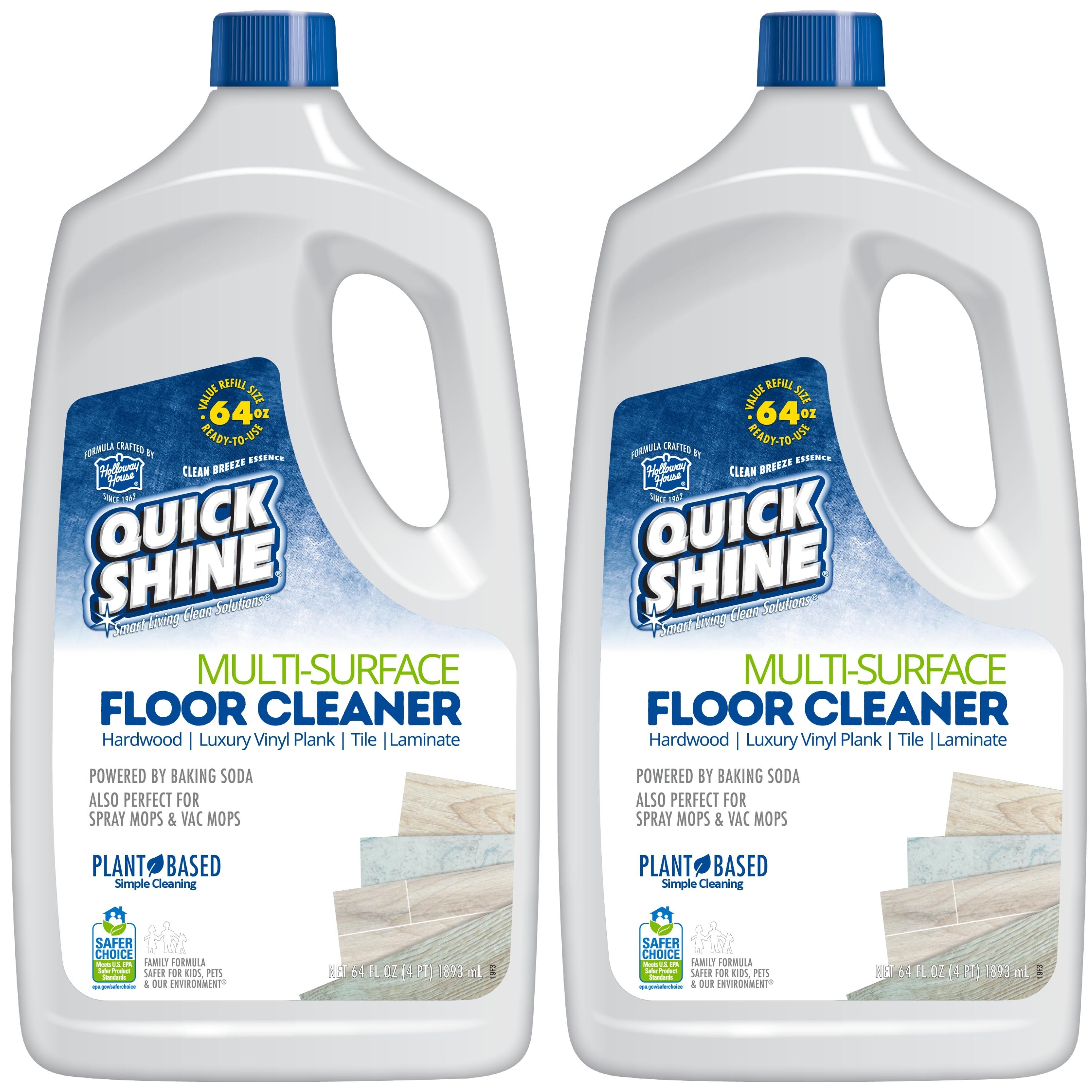 Quick Shine Multi-Surface Floor Cleaner (2 Pack), 64 oz - Bed Bath & Beyond  - 24018280