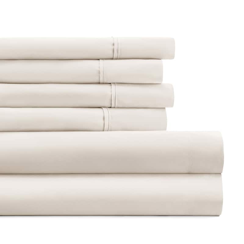 Becky Cameron Double Brushed Deep Pocket 6 Piece Sheet Set