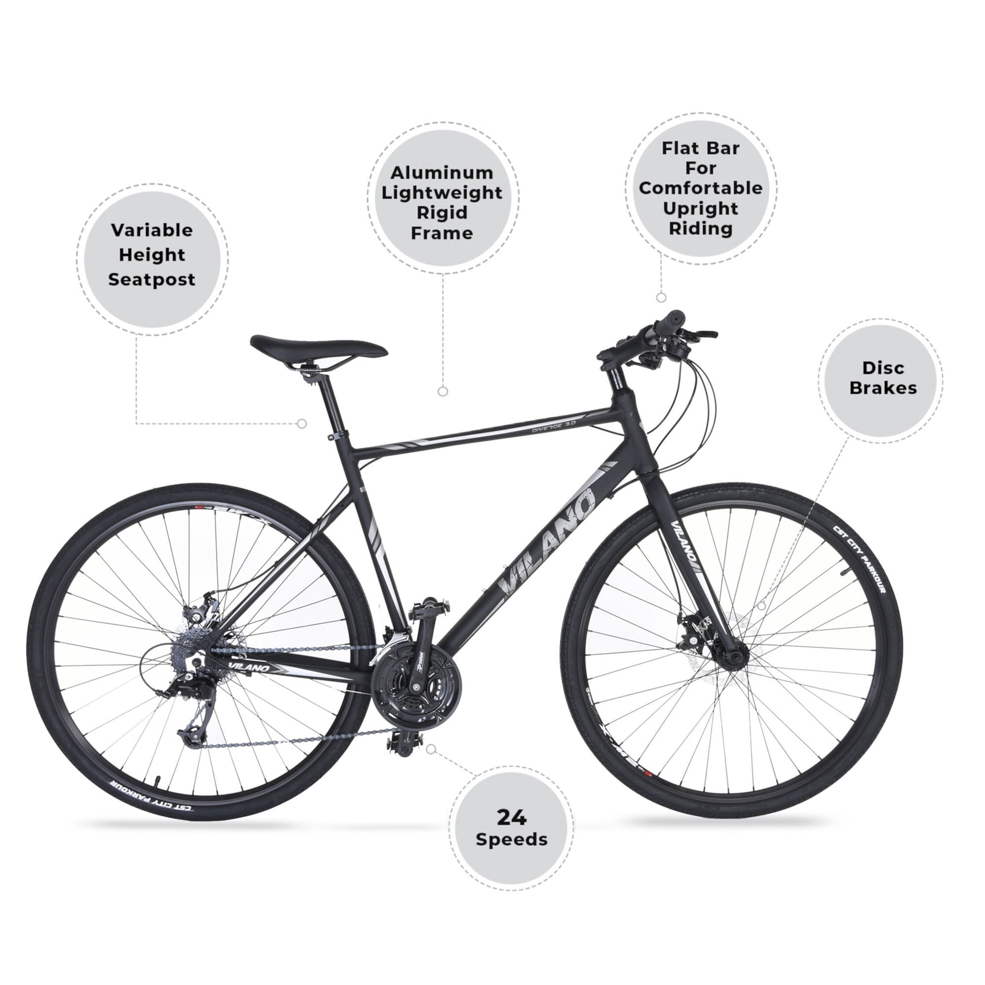 Vilano pose hybrid bike review