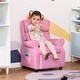 preview thumbnail 8 of 19, Kids Recliner Chair Children Sofa Angle Adjustable Single Lounger Armchair Gaming Chair with Footrest 2 Side Pockets