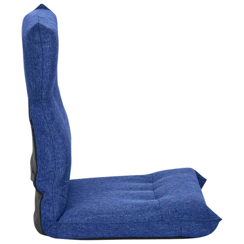 vidaXL Floor Chair Lounge Chair Chaise Lounge Folding Floor Lounger Fabric