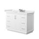 Option White / White Quartz Top / Brushed Nickel Hardware