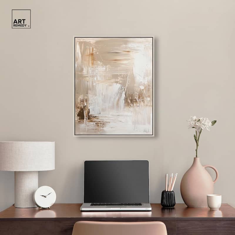 Latte Layers II Canvas by Art Remedy