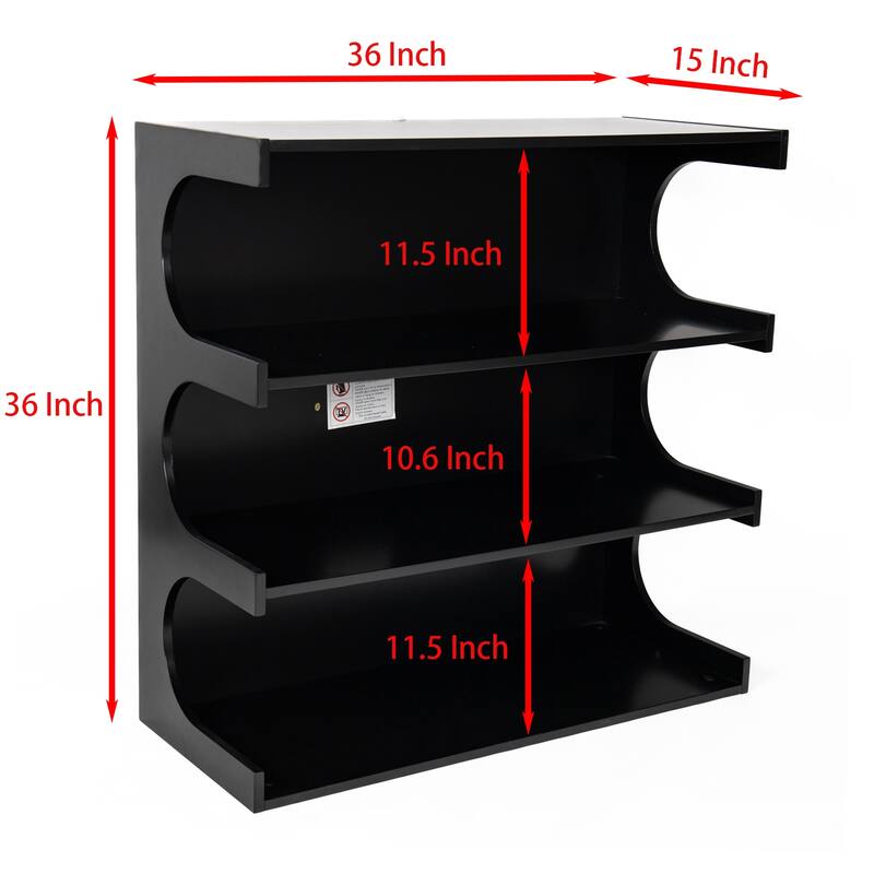 Multifunctional 4-Tier White Book Shelf & Coffee Table, Creative Furniture Floor Bookshelf, Minimalist Organizer Storage Shelves