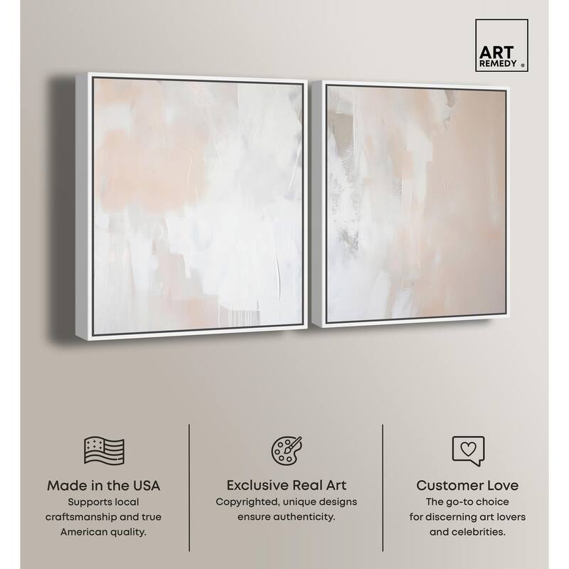 Opalescent Hues IV Canvas Set of 2 by Art Remedy