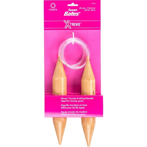 Shop Susan Bates X-Treme Wood Circular Knitting Needles 46 ...