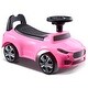 preview thumbnail 13 of 20, Plastic Ride on Push Car with Sit to Stand Toy and Music Steering Wheel Perfect Gift for Kids - 25.98 x 11.42 x 14.17 in