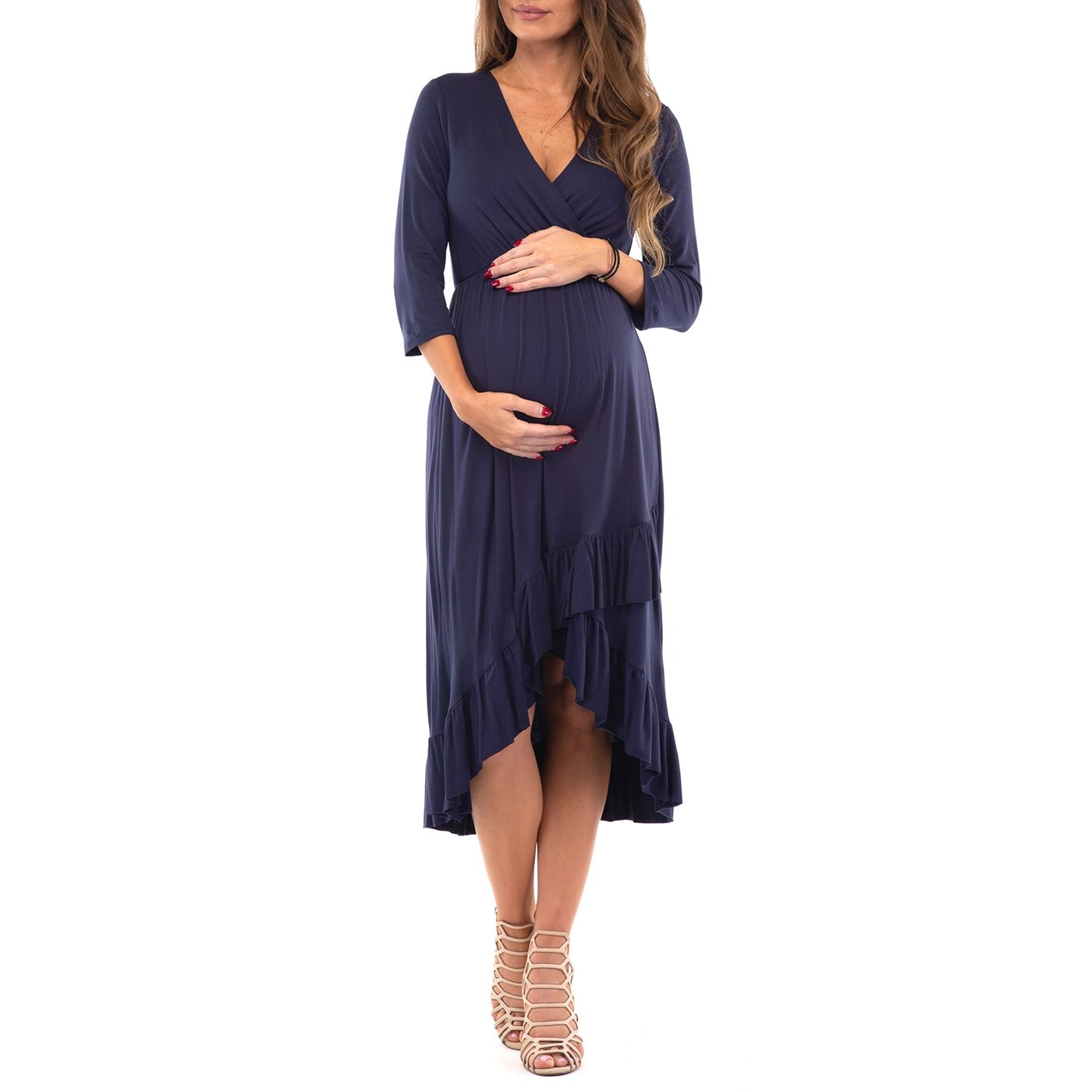 Faux wrap maternity dress Clearance