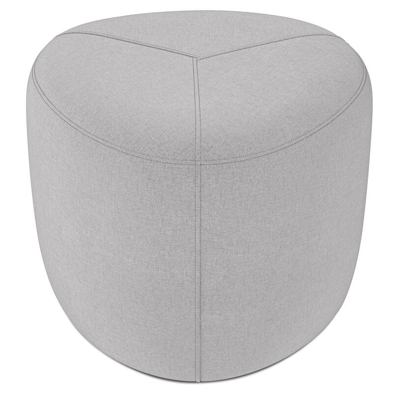 WYNDENHALL Brea 18 inch Wide Contemporary Irregular Ottoman Bench
