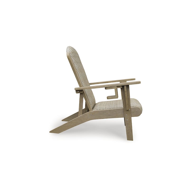 Signature Design by Ashley Coastal Reef Beige Adirondack Chair - 30.25" W x 39.5" D x 39.5" H