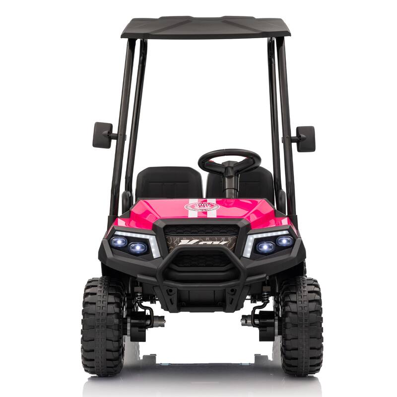 24V Xl Kids Electric Ride-On Truck W/Rc - Spacious 20in Wide Seat, Removable Sunshade, Dual-Motor Drive,Recommended Age: 3-8