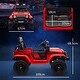 preview thumbnail 6 of 8, 12V Kids Ride-On Car with Adjustable Speed, Remote Control, Music & Parental Control - Red