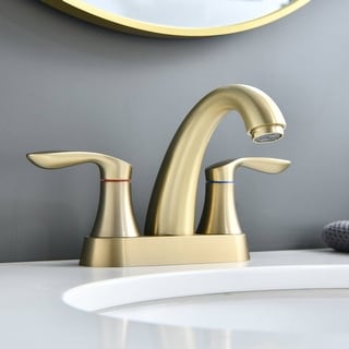 BATHLET 4 Inch Bathroom Faucets for Sink 3 Hole, with Pop Up Drain