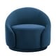preview thumbnail 79 of 80, 34" Wide 2 Set Velvet/ Boucle Barrel Swivel Chair