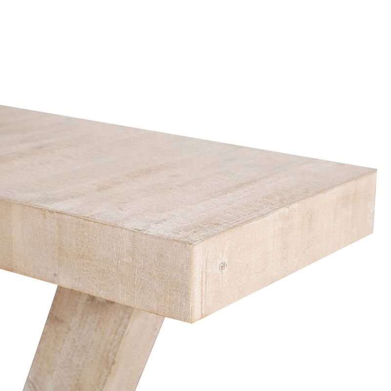 console table with open shelf
