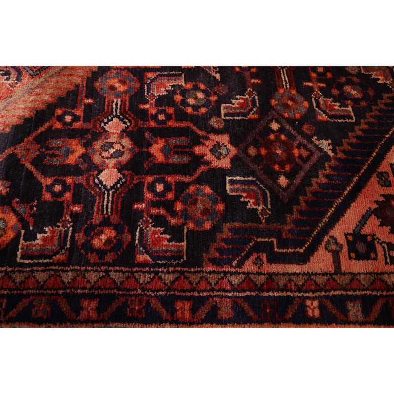 ECARPETGALLERY Hand-knotted Anadol Dark Navy Wool Rug - 4'6 x 7'3