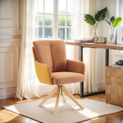 Art Leon Mid-century Modern Swivel Home Office Desk Chair
