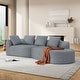 preview thumbnail 2 of 68, Christopher Knight Home - Olivia Curved Foam Sofa Set - 116"L Light Gray