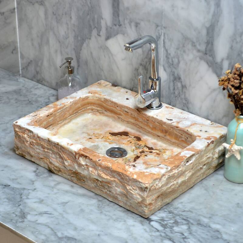 AA Warehousing Oliver Rectangular Onyx Sink