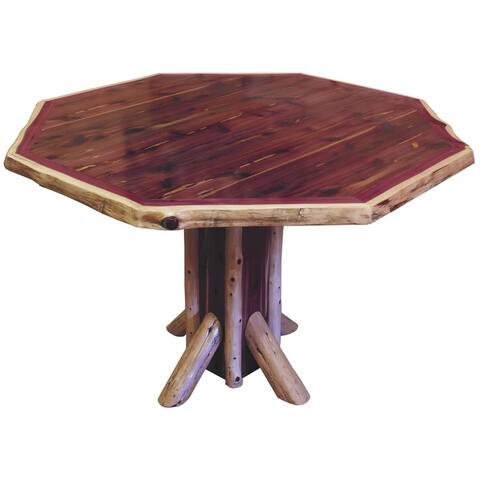 Red Cedar Log - Octogon Table