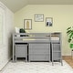 preview thumbnail 18 of 30, Max and Lily Twin-Size Low Loft with Pull-Out Desk and 3-Drawer Dressers