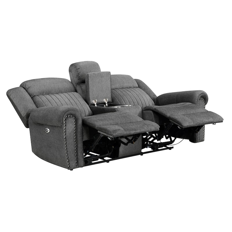 Bauta Power Double Reclining Loveseat