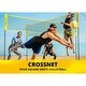 preview thumbnail 8 of 6, CROSSNET Four Square Volleyball Net and Game Set with Carrying Backpack & Ball - 7.7