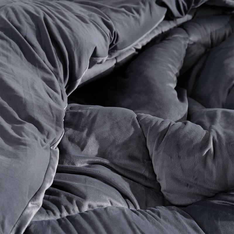 I'm Not a Baby, I Just Sleep Like One - Coma Inducer® Oversized Comforter - Gunmetal Navy
