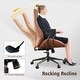 preview thumbnail 9 of 23, OVIOS Suede Fabric Ergonomic Office Chair High Back Lumbar Support