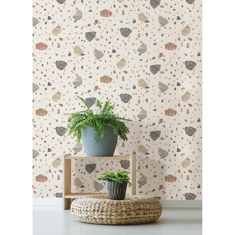 NuWallpaper Earth Veranda Peel & Stick Vinyl Wallpaper - 216in x 20.5in x 0.025in