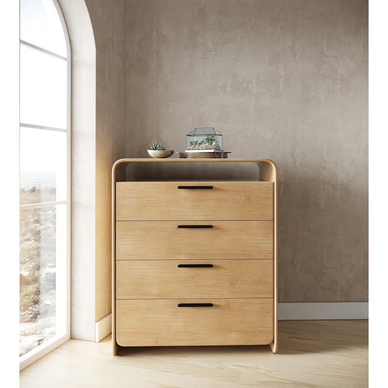 Modrest Dresden Modern Natural Acacia Chest